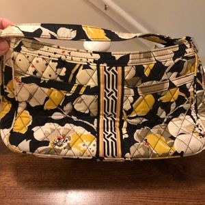 Vera Bradley black and yellow purse